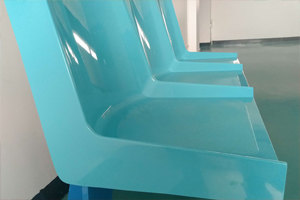 玻璃鋼座椅模具 FRP復合材料三人椅/餐桌椅模具多規格型號 公共場所/室內/室外用玻璃鋼座椅模具原模雕刻加工定制