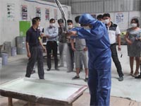 第七期廣州博皓玻璃鋼模具培訓班FRP設備演示篇
