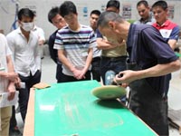 第七期廣州博皓玻璃鋼模具培訓班打磨拋光篇