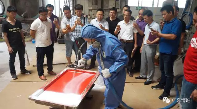 中國不飽和聚酯樹脂行業協會 華南玻璃鋼新技術交流培訓中心第三期玻璃鋼模具制作培訓班-20